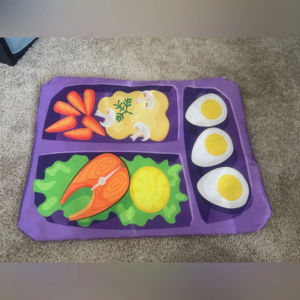 Purple and Orange Cat Bowls & Feeders